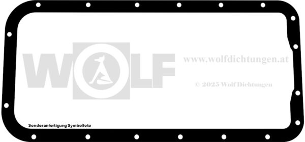 Ölwannendichtung für Alfa Romeo | 105 | 116 | 75 | 90 | Alfetta | Giulietta – Bild 2