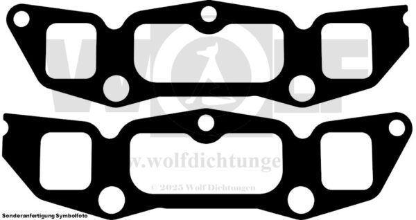 Auspuffkrümmerdichtungen im Set für Ford | Lime – Bild 2