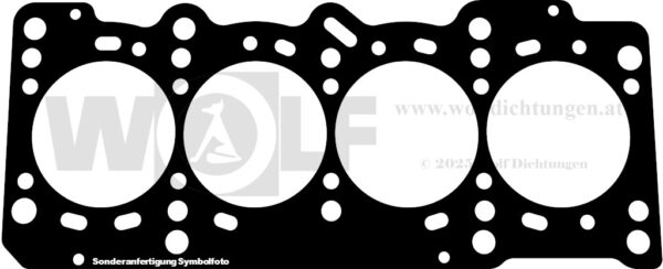 Zylinderkopfdichtung für Fiat | Panda | 169 | 187 | A1000 – Bild 2