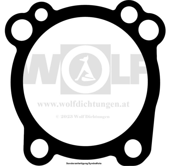 Zylinderfußdichtung für Rotax | 504 | 506 | 560 – Bild 2