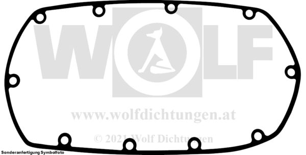 Getriebedeckeldichtung für Ossa | 250 | Mar – Bild 2