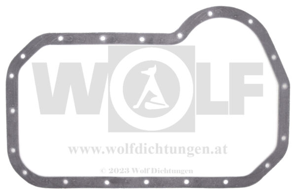 Ölwannendichtung für VW | Jetta MK 1 | Jetta MK 2 | Santana | Scirocco I | Scirocco II | Passat B 1  | Passat B 2 | Passat B 3 | Passat B 4 | Transporter T 3 | Transporter T 4 | Golf I | Golf II | Golf III | Polo III | Vento | Corrado | Caddy I – Bild 2